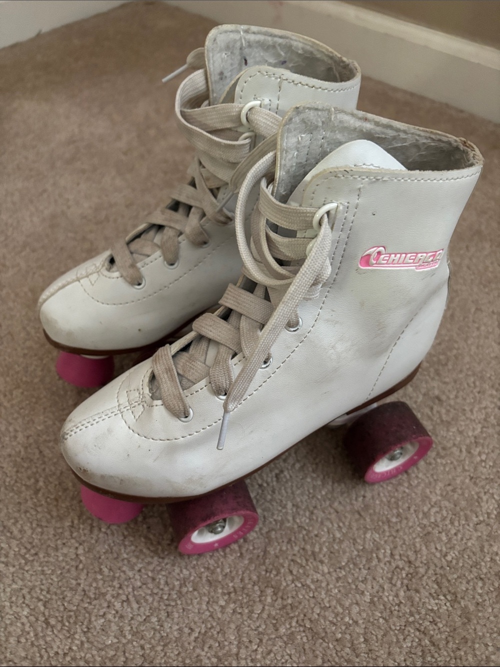 Chicago Skates White Roller Skates size kids 3/ eur 35